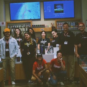 a group of employees at the dispensary
